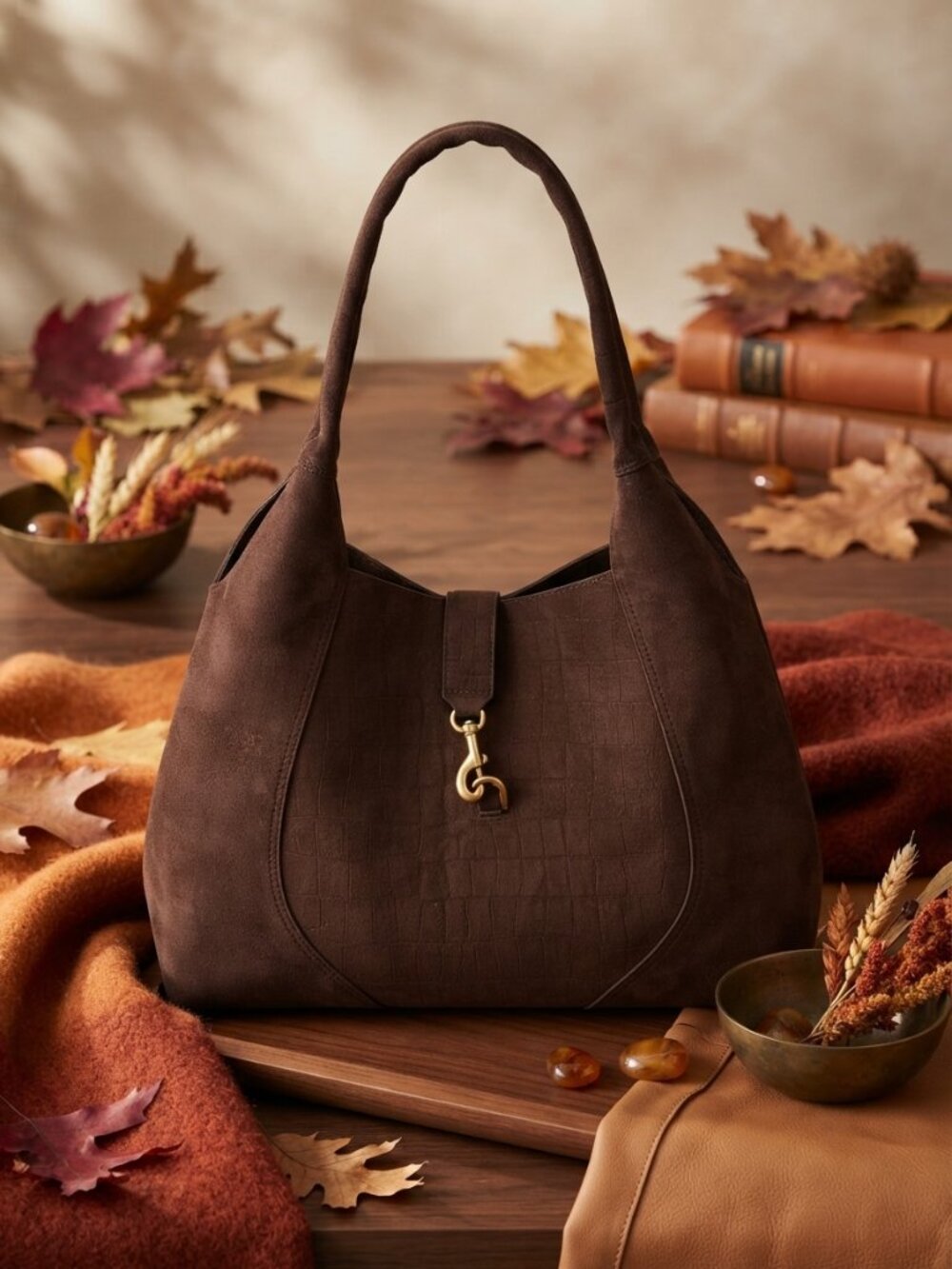 STOP BLENDING IN! The Ultimate Brown Suede Hobo Bag That Crushes the Competition